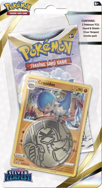 Sword & Shield: Silver Tempest - Single Pack Blister (Cranidos) | Jack's On Queen