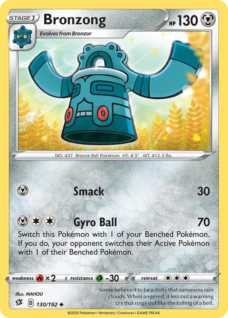 Bronzong (130/192) [Sword & Shield: Rebel Clash] | Jack's On Queen