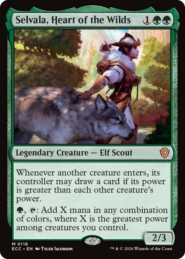 Selvala, Heart of the Wilds [Lorwyn Eclipsed Commander] | Jack's On Queen