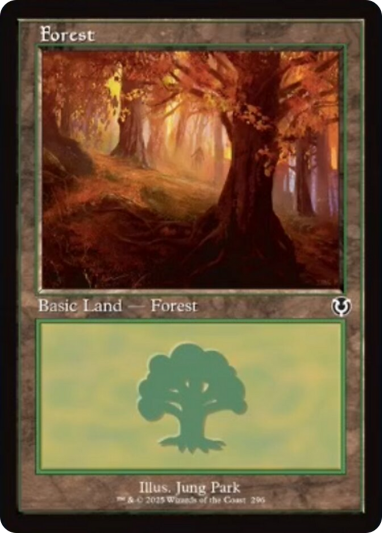 Forest (296) (Retro Frame) [Innistrad Remastered] | Jack's On Queen