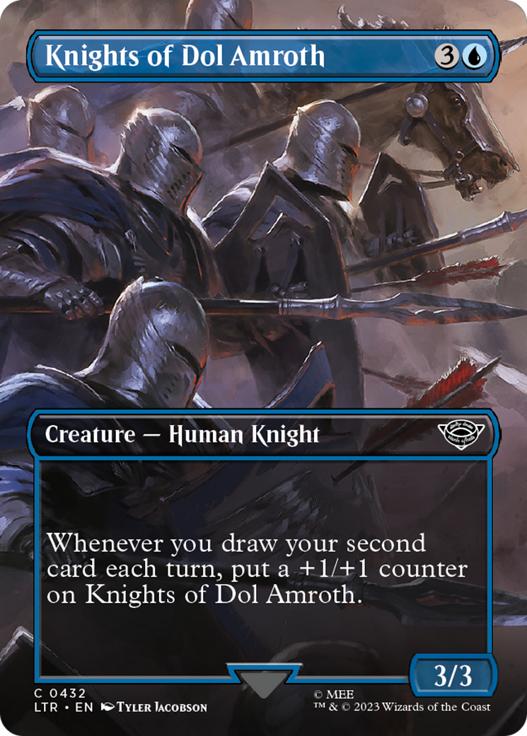 Knights of Dol Amroth (Borderless Alternate Art) [The Lord of the Rings: Tales of Middle-Earth] | Jack's On Queen