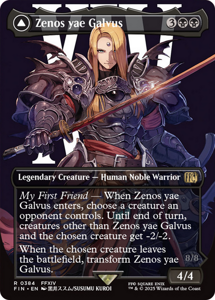 Zenos yae Galvus // Shinryu, Transcendent Rival (Borderless) [FINAL FANTASY] | Jack's On Queen