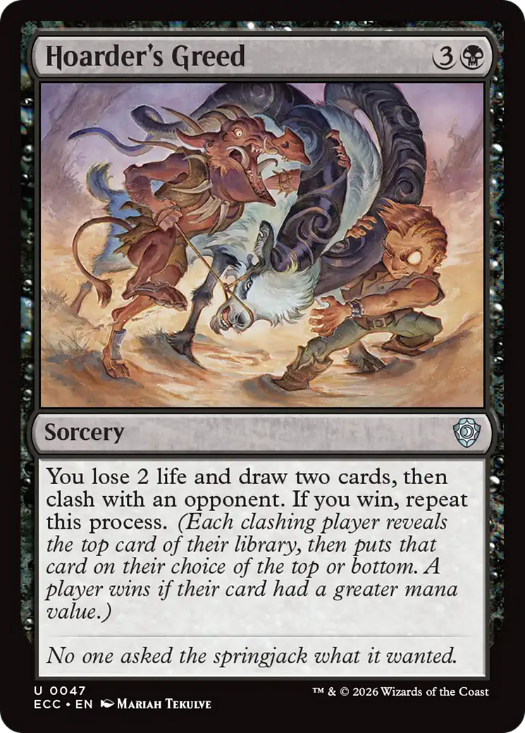 Hoarder's Greed [Lorwyn Eclipsed Commander] | Jack's On Queen