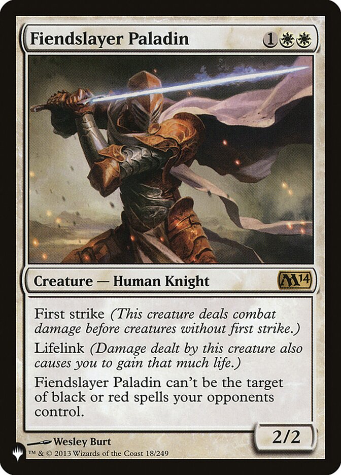 Fiendslayer Paladin [The List] | Jack's On Queen