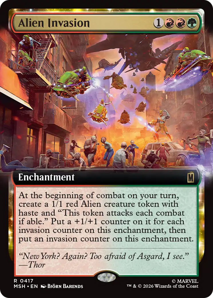 Alien Invasion (Extended Art) [Marvel Super Heroes] | Jack's On Queen