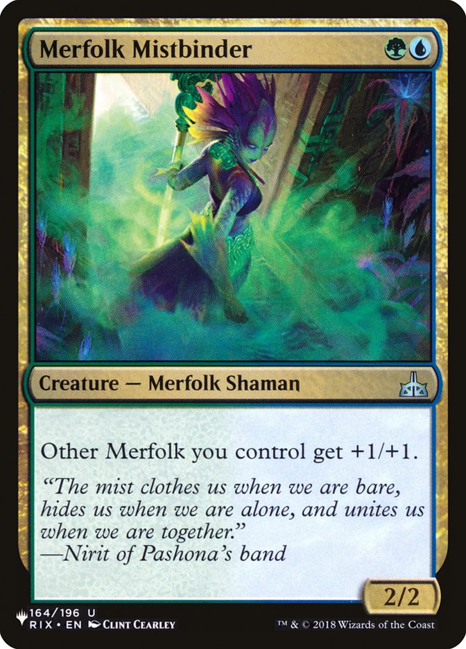 Merfolk Mistbinder [The List] | Jack's On Queen