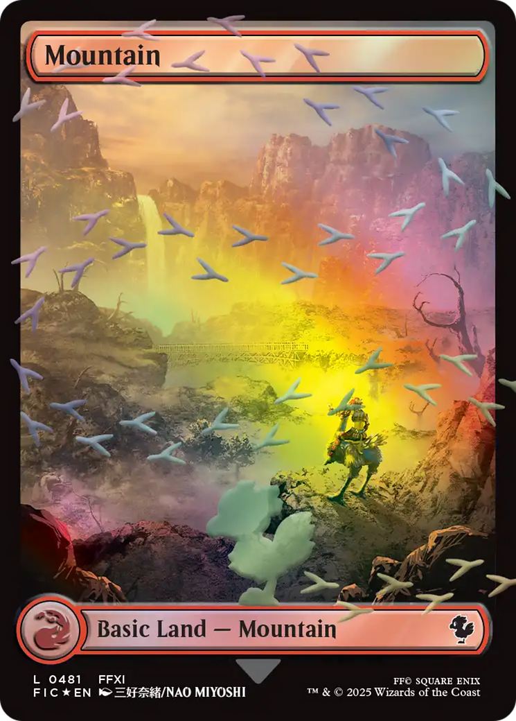 Mountain (Chocobo Track Foil) [FINAL FANTASY Commander] | Jack's On Queen