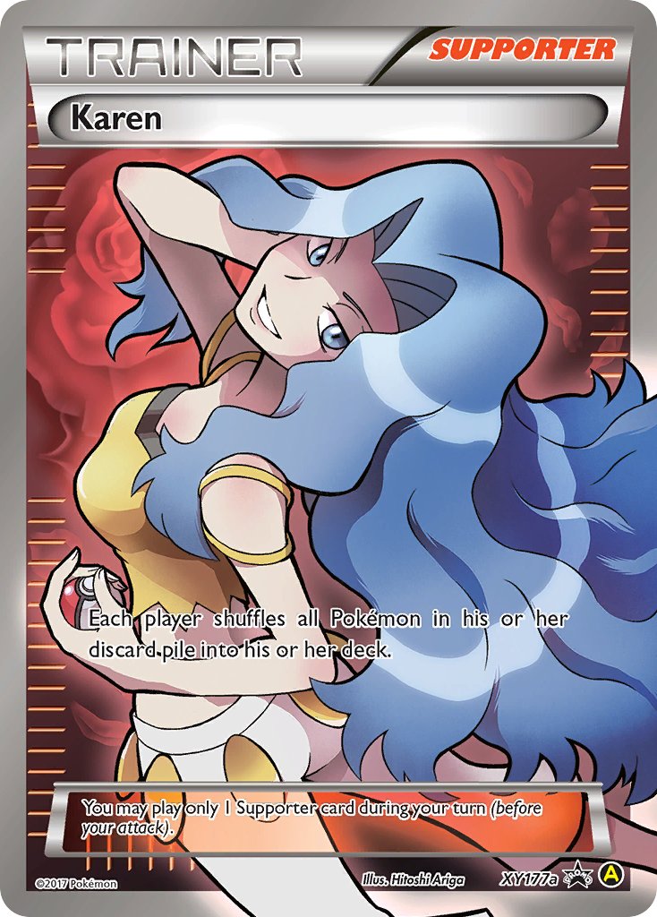 Karen (XY177a) [Alternate Art Promos] | Jack's On Queen