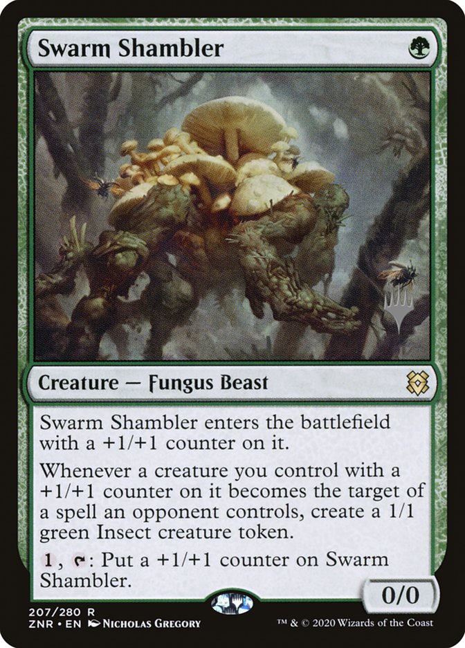Swarm Shambler (Promo Pack) [Zendikar Rising Promos] | Jack's On Queen