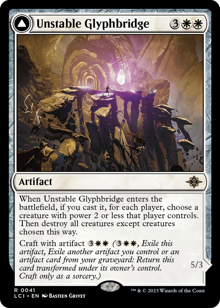 Unstable Glyphbridge // Sandswirl Wanderglyph [The Lost Caverns of Ixalan] | Jack's On Queen