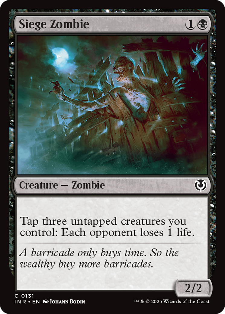 Siege Zombie [Innistrad Remastered] | Jack's On Queen