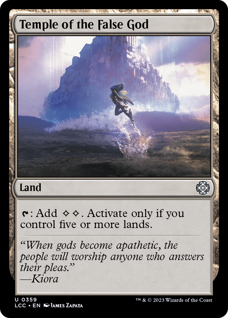 Temple of the False God [The Lost Caverns of Ixalan Commander] | Jack's On Queen