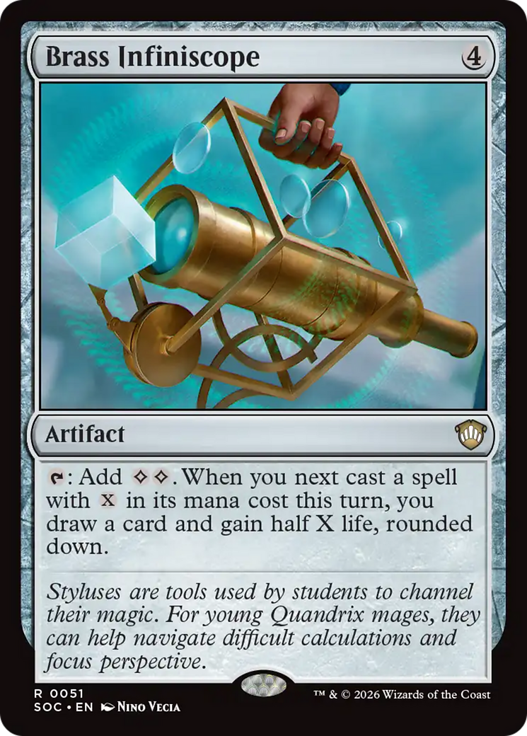 Brass Infiniscope [Secrets of Strixhaven Commander] | Jack's On Queen