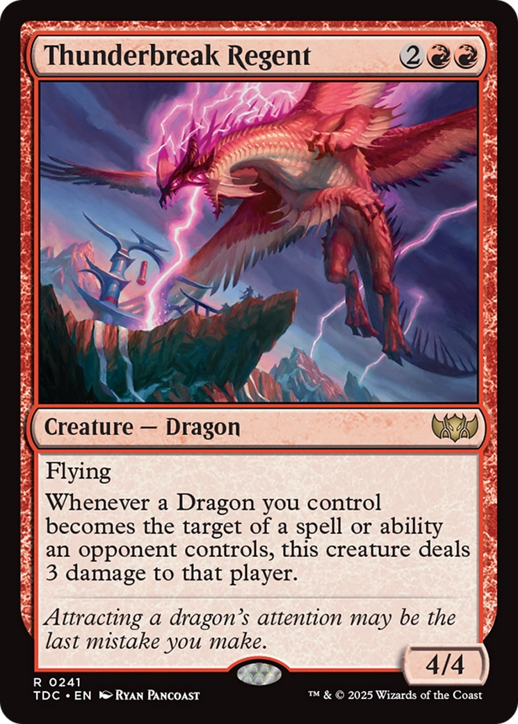 Thunderbreak Regent [Tarkir: Dragonstorm Commander] | Jack's On Queen