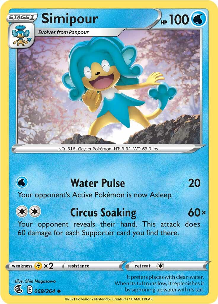 Simipour (069/264) [Sword & Shield: Fusion Strike] | Jack's On Queen