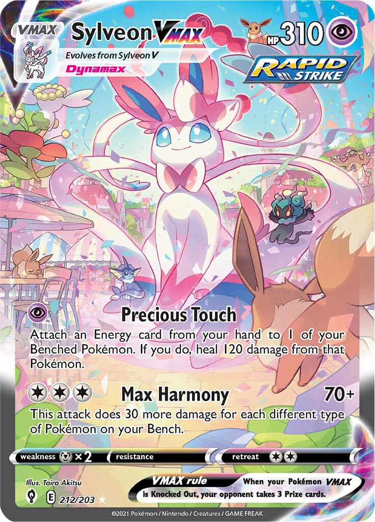 Sylveon VMAX (212/203) [Sword & Shield: Evolving Skies] | Jack's On Queen