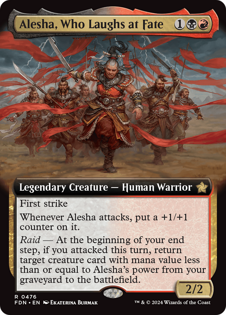 Alesha, Who Laughs at Fate (Extended Art) [Foundations] | Jack's On Queen