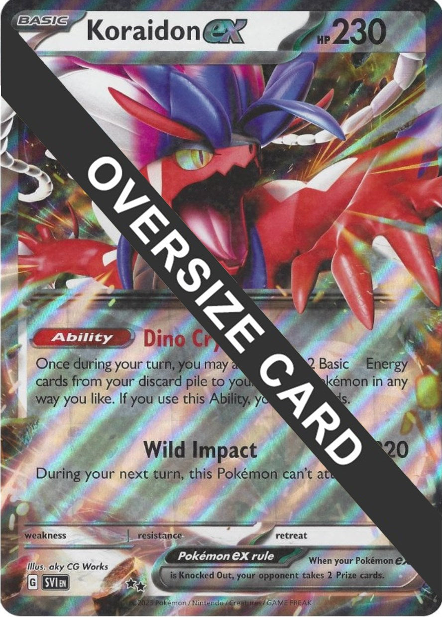 Koraidon ex (125/198) (Jumbo Card) [Scarlet & Violet: Base Set] | Jack's On Queen