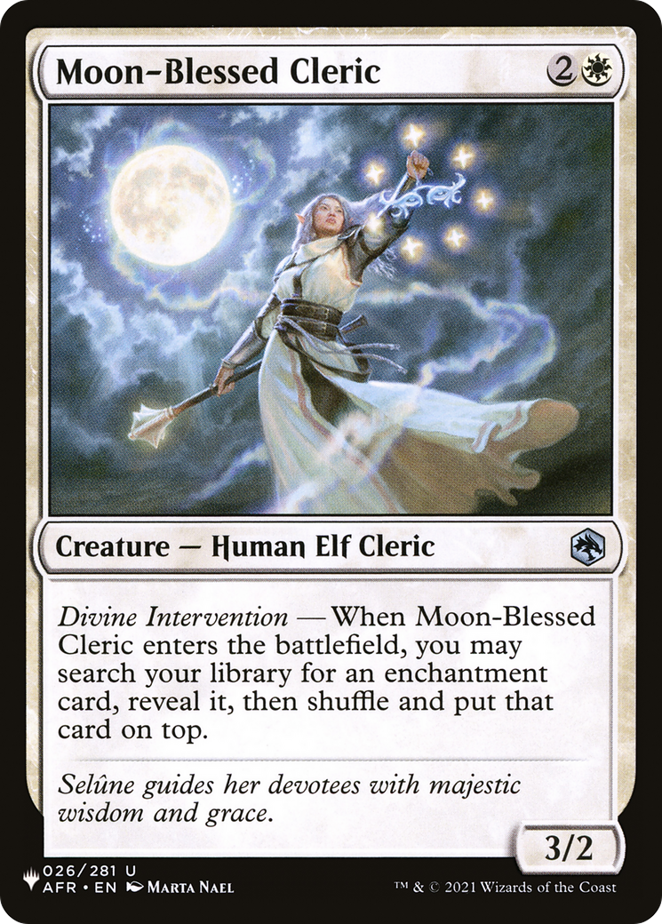 Moon-Blessed Cleric [The List Reprints] | Jack's On Queen