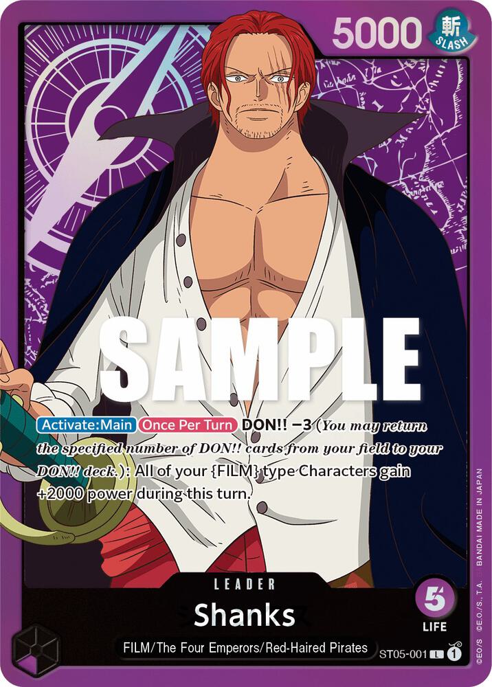 Shanks (ST05-001) [Starter Deck 5: Film Edition] | Jack's On Queen