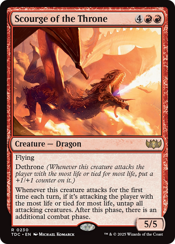 Scourge of the Throne [Tarkir: Dragonstorm Commander] | Jack's On Queen