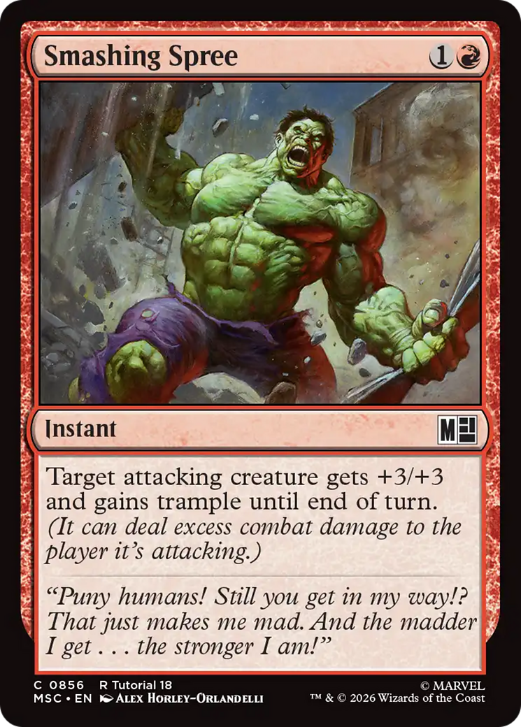 Smashing Spree (0856) [Marvel Super Heroes Commander] | Jack's On Queen