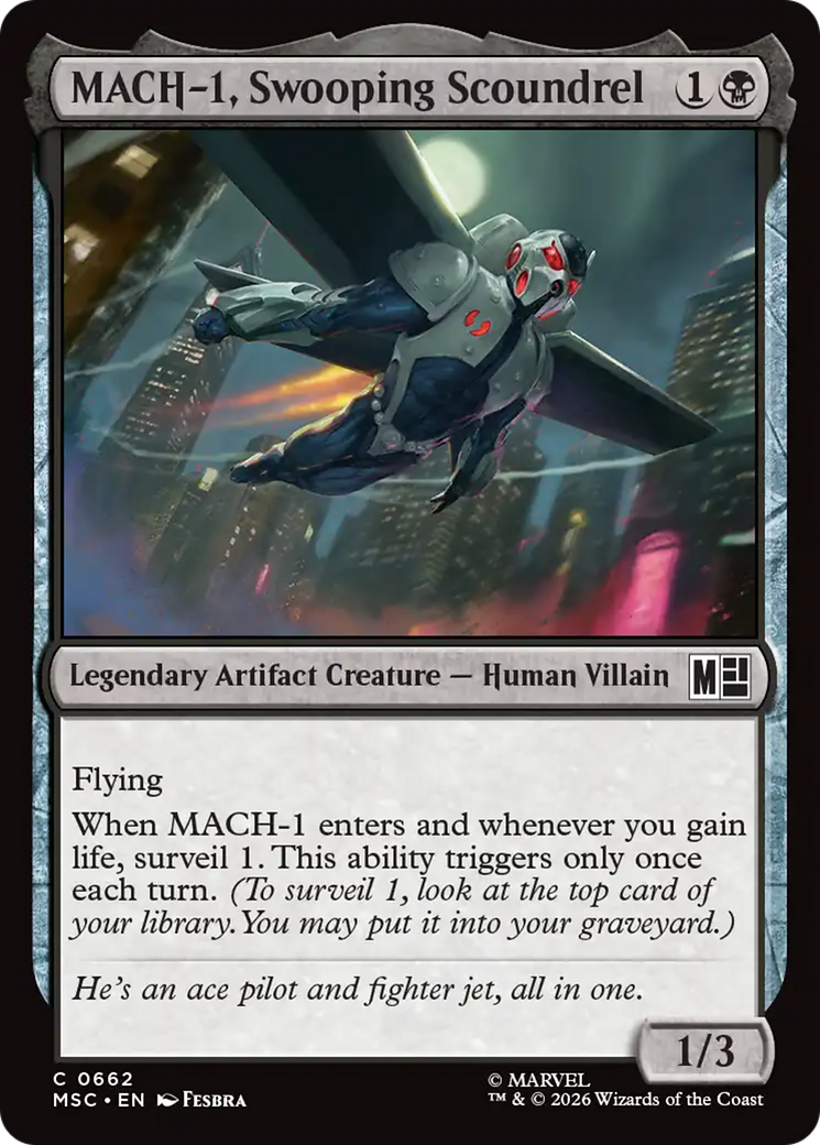 MACH-1, Swooping Scoundrel [Marvel Super Heroes Commander] | Jack's On Queen