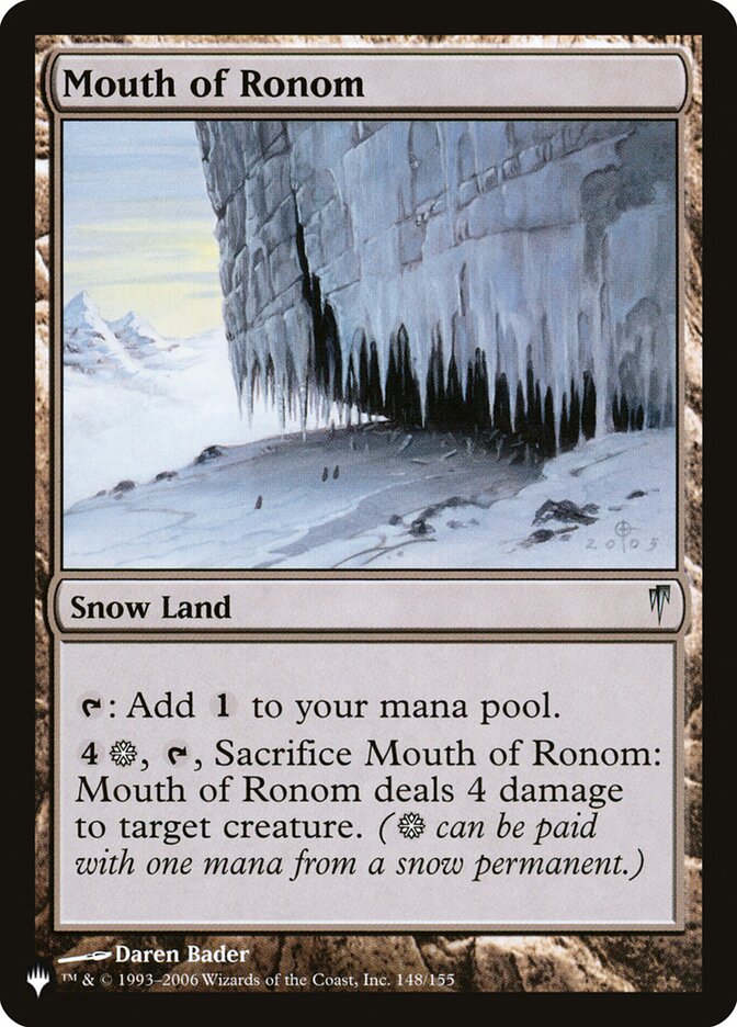 Mouth of Ronom [The List] | Jack's On Queen
