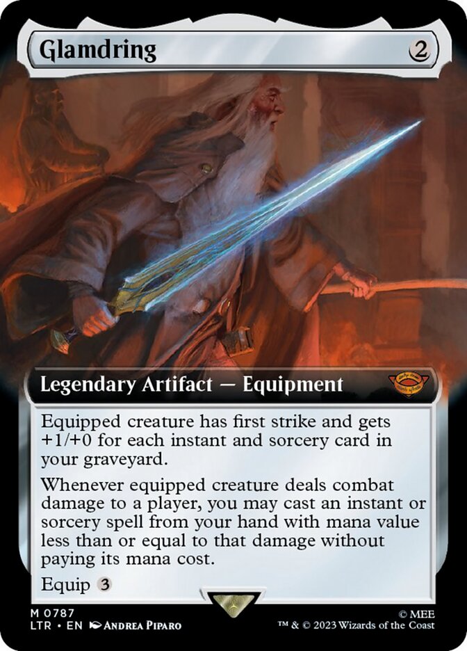 Glamdring (Extended Art) (Surge Foil) [The Lord of the Rings: Tales of Middle-Earth] | Jack's On Queen