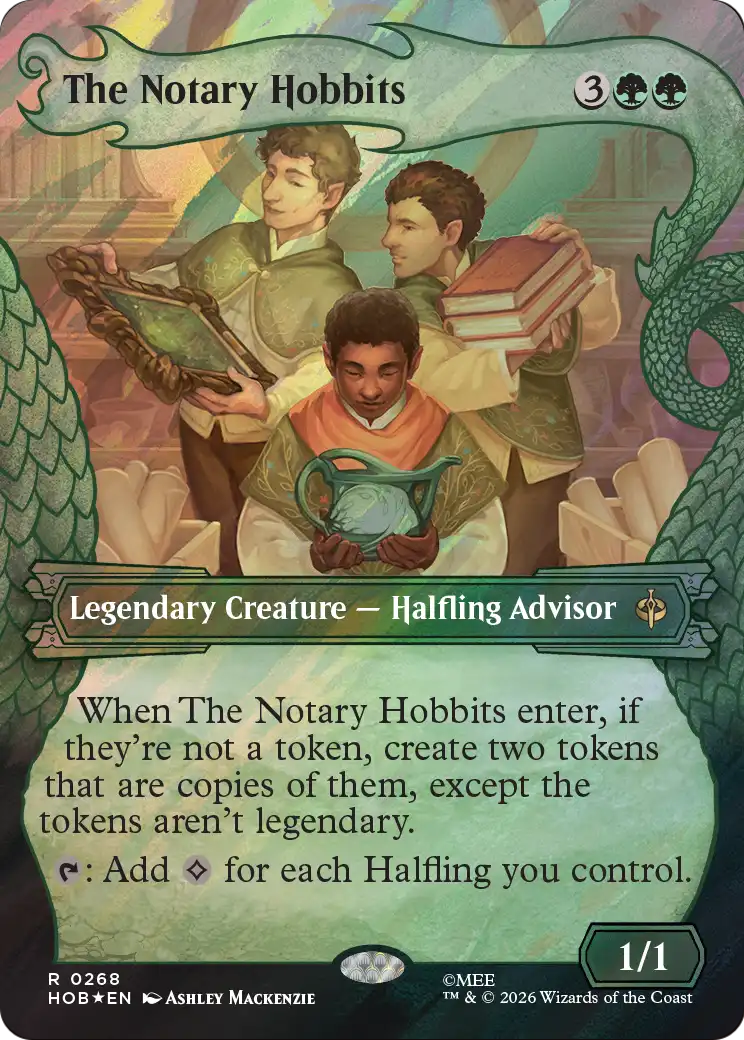 The Notary Hobbits (Showcase) (Surge Foil) [The Hobbit] | Jack's On Queen