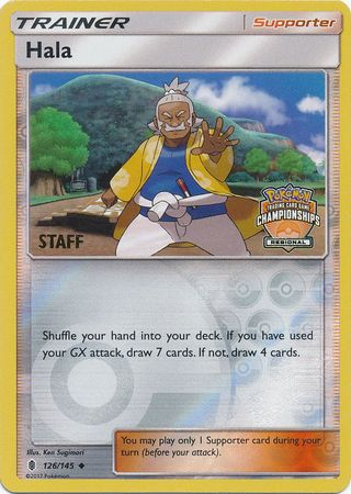 Hala (126/145) (Regional Championship Promo Staff) [Sun & Moon: Guardians Rising] | Jack's On Queen