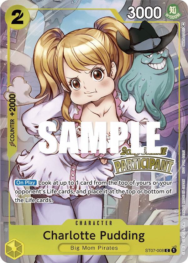Charlotte Pudding (Online Regional 2023) [Participant] (ST07-008) [One Piece Promotion Cards] | Jack's On Queen