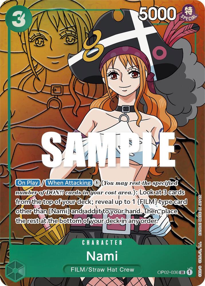 Nami (Alternate Art) (OP02-036) [Paramount War] | Jack's On Queen
