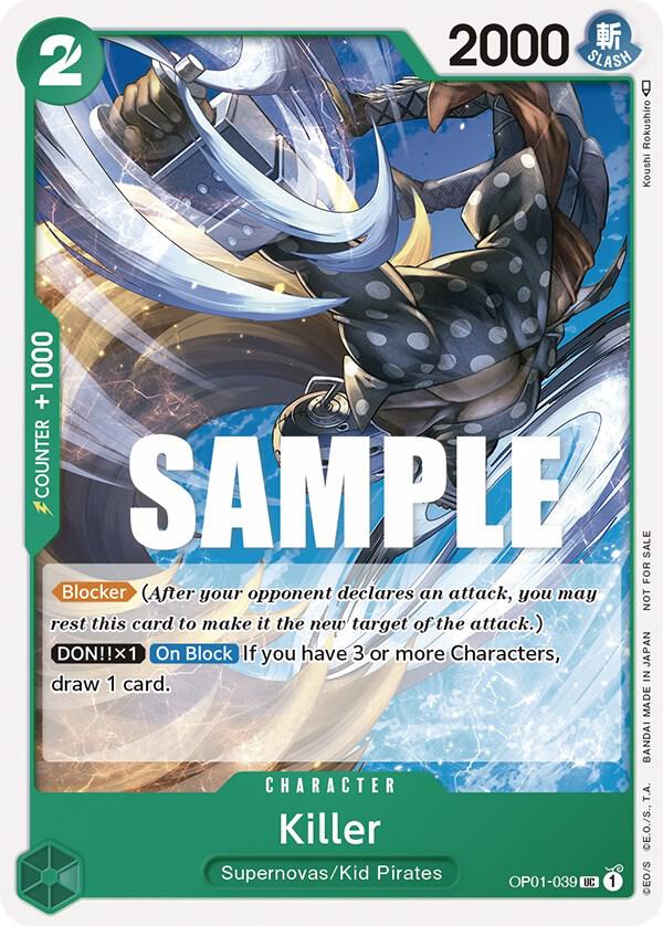Killer (Promotion Pack 2023) (OP01-039) [One Piece Promotion Cards] | Jack's On Queen