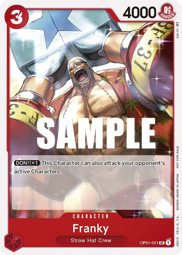 Franky (Tournament Pack Vol. 2) (OP01-021) [One Piece Promotion Cards] | Jack's On Queen