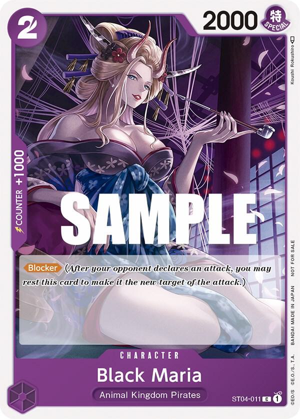 Black Maria (Tournament Pack Vol. 2) (ST04-011) [One Piece Promotion Cards] | Jack's On Queen