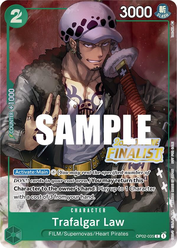 Trafalgar Law (Offline Regional 2023) [Finalist] (OP02-035) [One Piece Promotion Cards] | Jack's On Queen