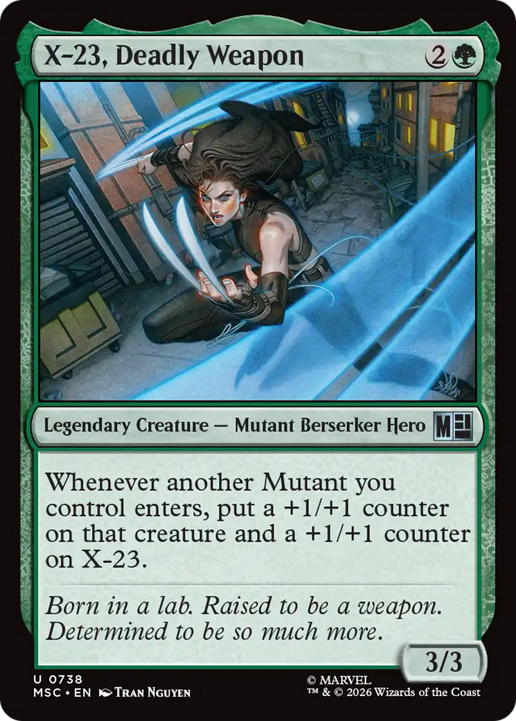 X-23, Deadly Weapon [Marvel Super Heroes Commander] | Jack's On Queen