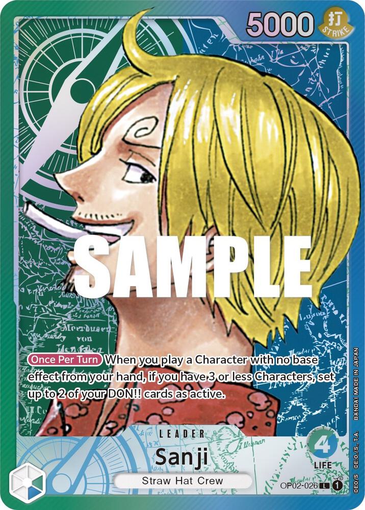 Sanji (Alternate Art) (OP02-026) [Paramount War] | Jack's On Queen