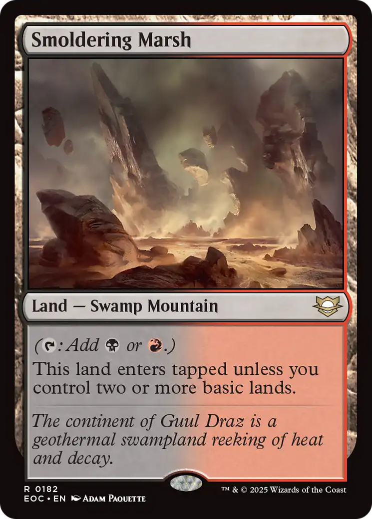 Smoldering Marsh [Edge of Eternities Commander] | Jack's On Queen
