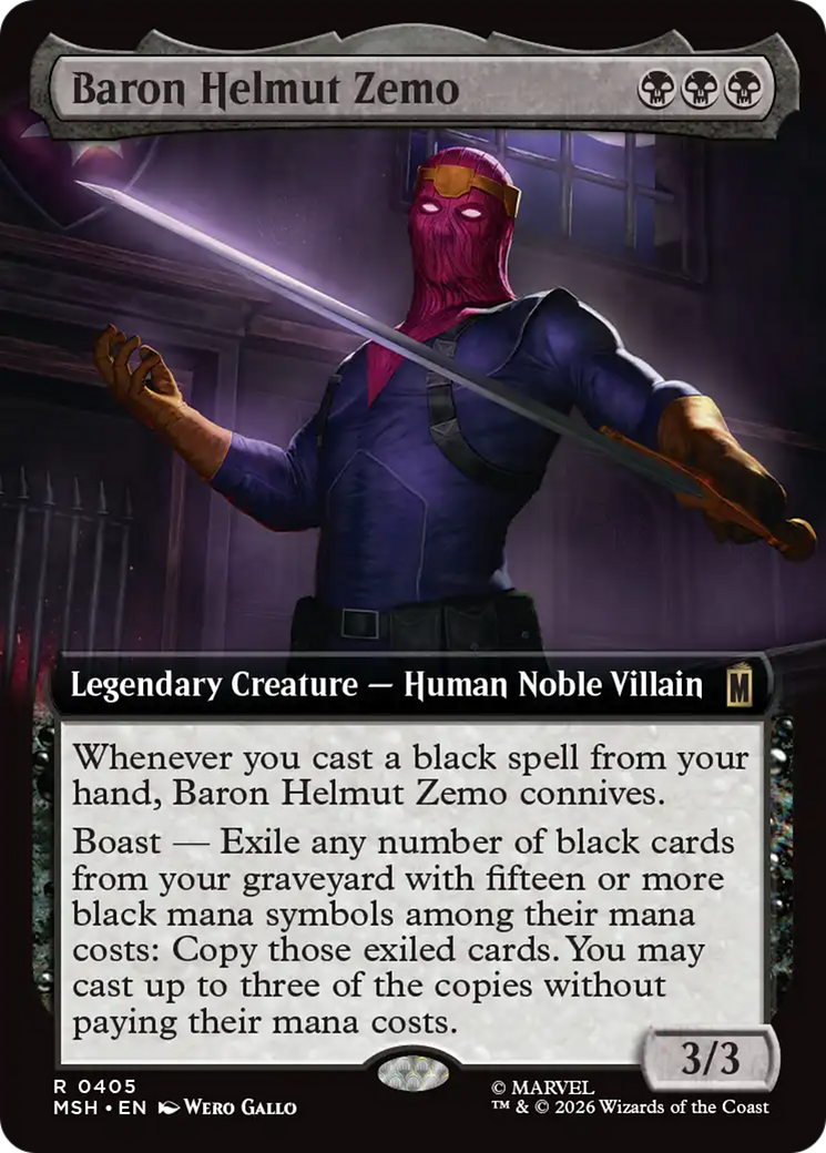 Baron Helmut Zemo (Extended Art) [Marvel Super Heroes] | Jack's On Queen