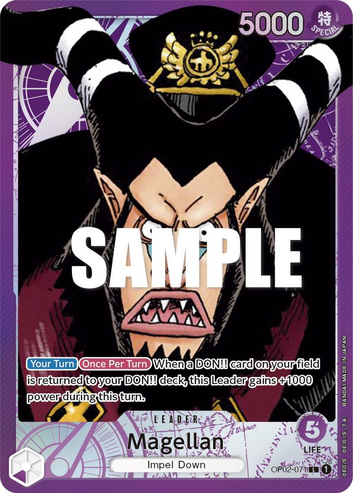 Magellan (071) (Alternate Art) (OP02-071) [Paramount War] | Jack's On Queen