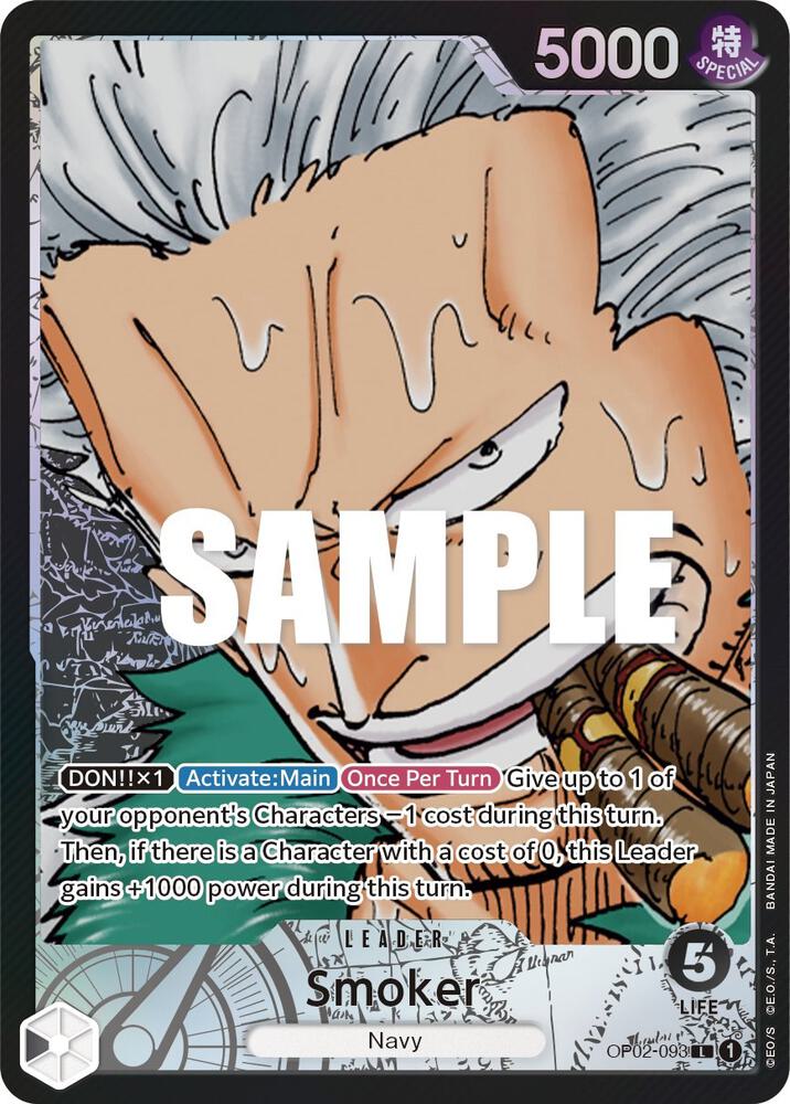 Smoker (093) (Alternate Art) (OP02-093) [Paramount War] | Jack's On Queen