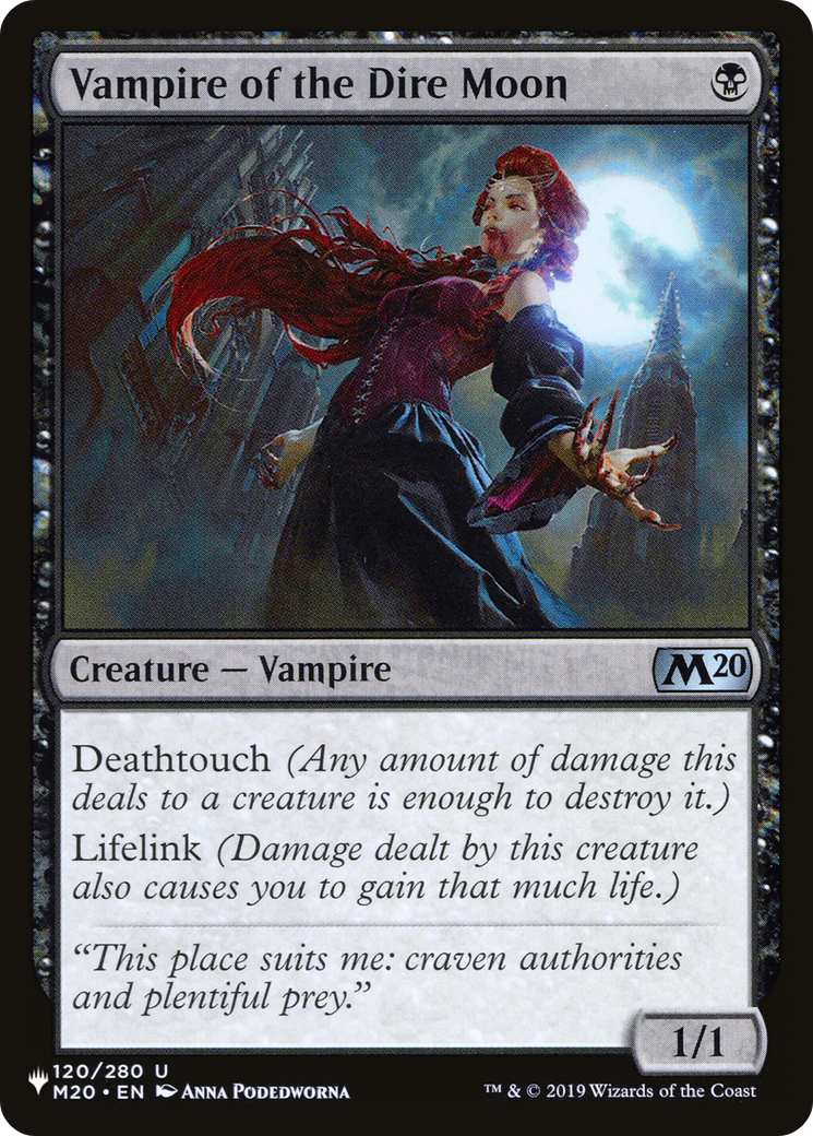 Vampire of the Dire Moon [The List] | Jack's On Queen