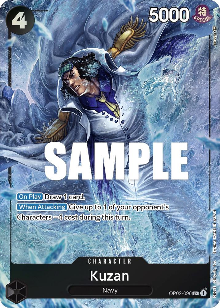 Kuzan (096) (Alternate Art) (OP02-096) [Paramount War] | Jack's On Queen