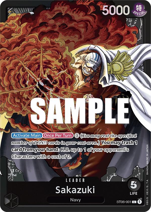 Sakazuki (ST06-001) [Starter Deck 6: Absolute Justice] | Jack's On Queen