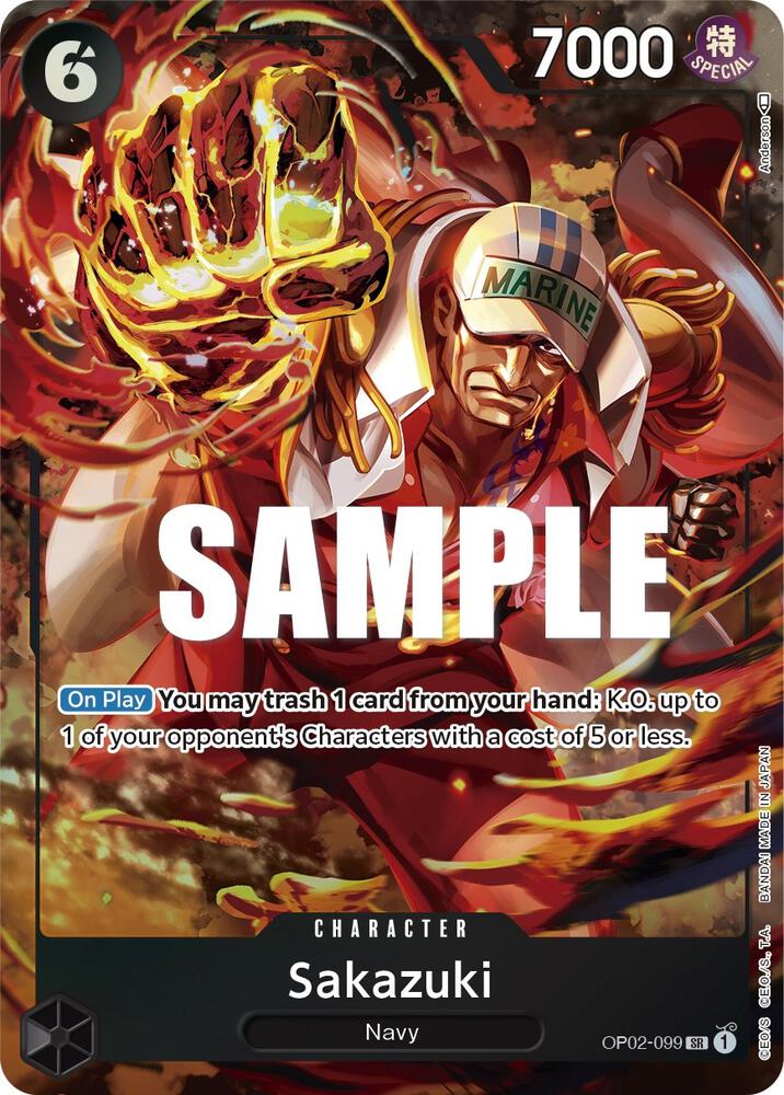 Sakazuki (Alternate Art) (OP02-099) [Paramount War] | Jack's On Queen