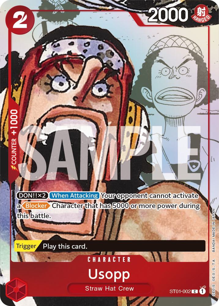 Usopp - ST01-002 (Alternate Art) (ST01-002) [One Piece Promotion Cards] | Jack's On Queen