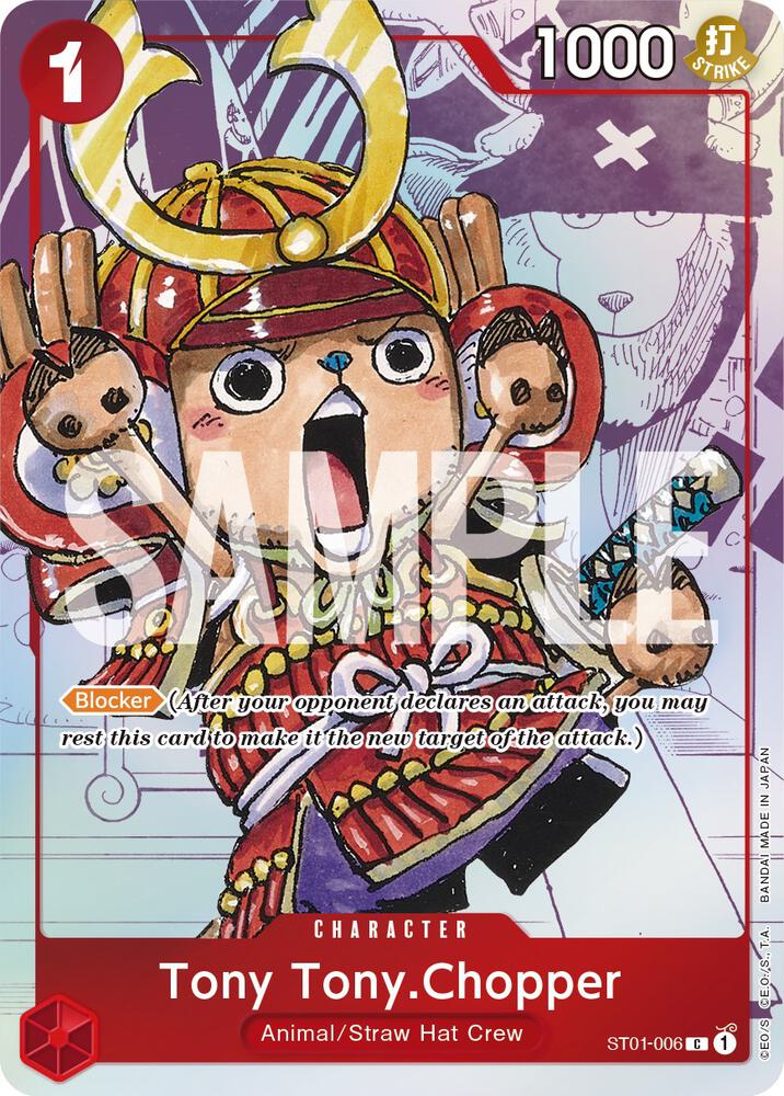 Tony Tony.Chopper - ST01-006 (Alternate Art) (ST01-006) [One Piece Promotion Cards] | Jack's On Queen