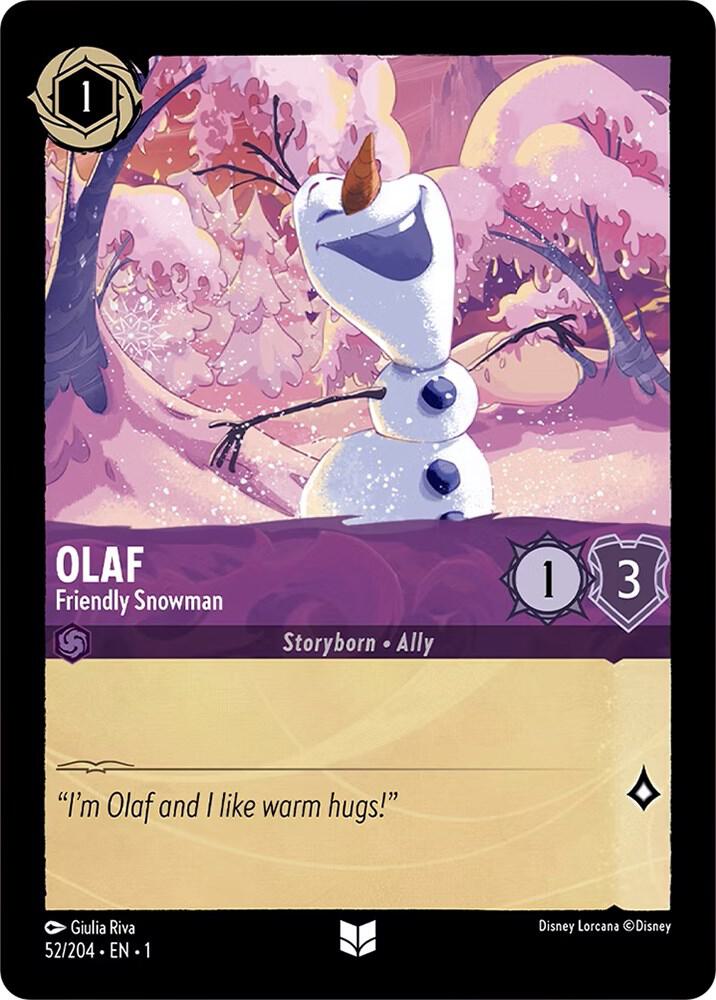 Olaf - Friendly Snowman (52/204) [The First Chapter] | Jack's On Queen